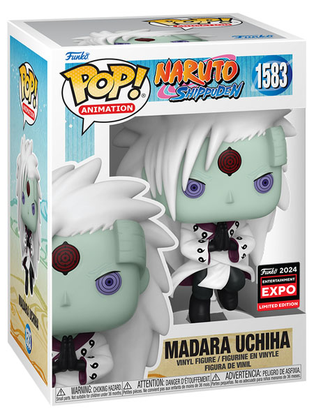 Funko POP #1583 Naruto Shippuden Madara Uchiha with Rinnegan and Sharingan Exclusive Figure